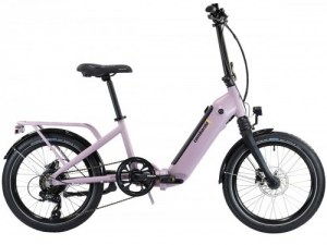 Lombardo Amalfi Agevole E-Bike 20" Violet Glicine Black Ossidiana Matt